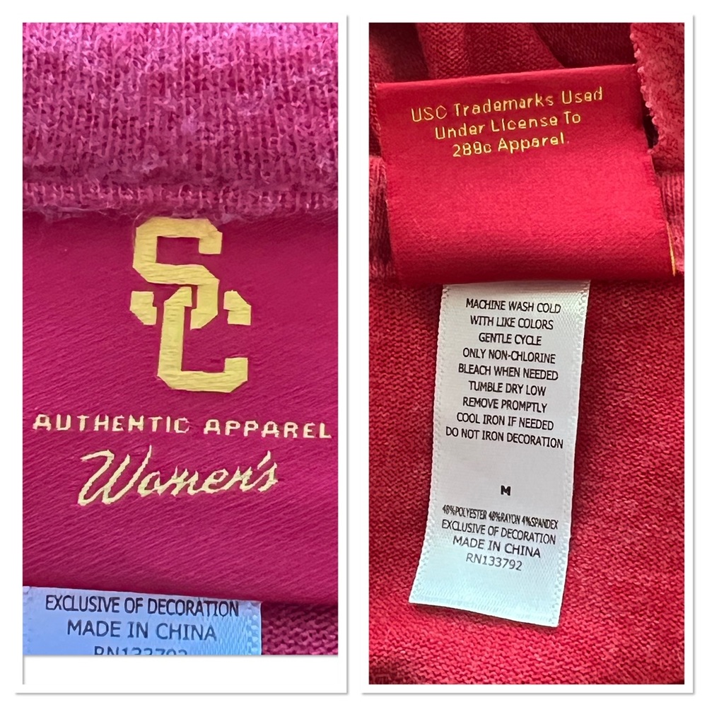 SC Authentic Women’s Cutout Back T-Shirt Top Sz M Polyester Rayon Spandex NWT - Picture 5 of 6